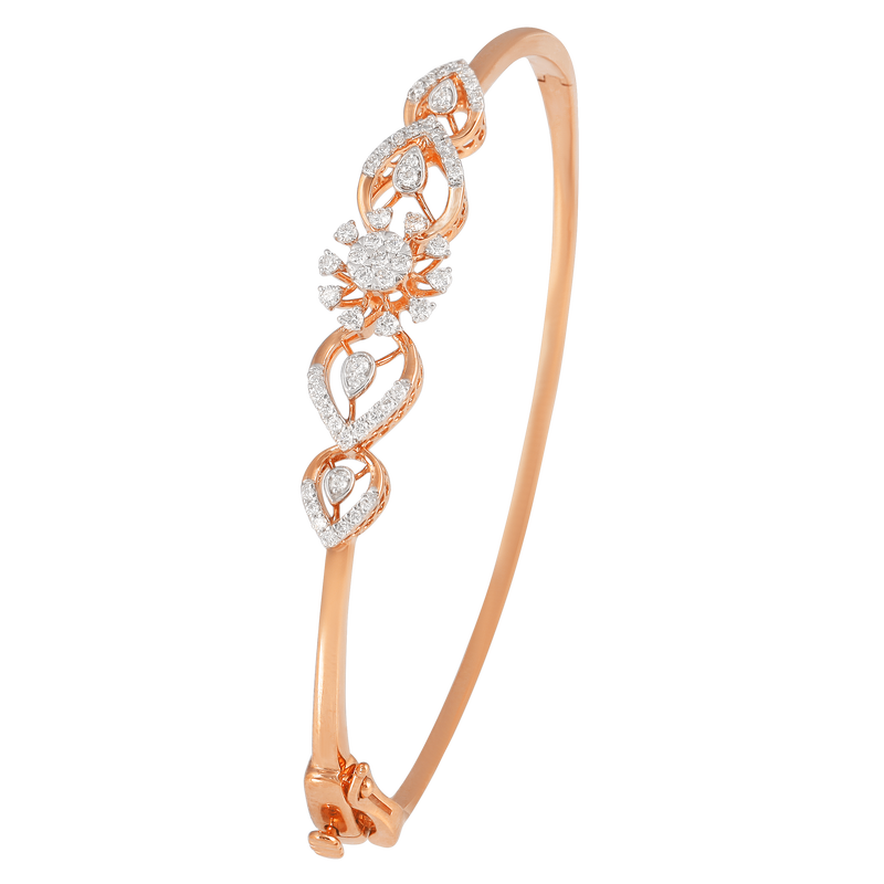 Glint Floral Diamond Bracelet, , hi-res - image number 0